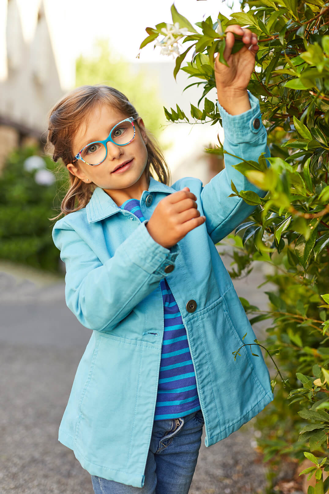 Amaryllis water-repellent children's jacket